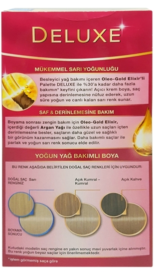 Picture of P-Palette Deluxe Platin Sarısı Oleo Gold 10-2 Tüp Krem Saç Boyası 50 ml