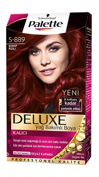 P-Palette Deluxe Şarap Kızılı 5-889 Tüp Krem Saç Boyası 50 ml Picture of P-Palette Deluxe Şarap Kızılı 5-889 Tüp Krem Saç Boyası 50 ml