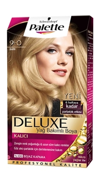 P-Palette Deluxe Sarı 9-0 Tüp Krem Saç Boyası 50 ml Picture of P-Palette Deluxe Sarı 9-0 Tüp Krem Saç Boyası 50 ml