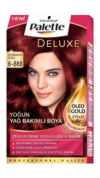 P-Palette Deluxe Sonbahar Kızılı Oleo Gold 6-888 Tüp Krem Saç Boyası 50 ml Picture of P-Palette Deluxe Sonbahar Kızılı Oleo Gold 6-888 Tüp Krem Saç Boyası 50 ml