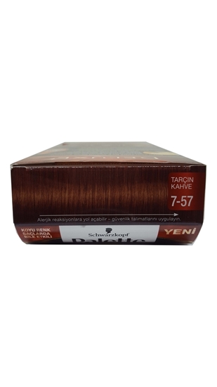 Picture of P-Palette Deluxe Tarçın Kahve 7-57 Tüp Krem Saç Boyası 50 ml