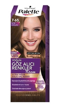 P-Palette Göz Alıcı Renkler Altın Çikolata 7-65 Tüp Krem Saç Boyası 50 ml Picture of P-Palette Göz Alıcı Renkler Altın Çikolata 7-65 Tüp Krem Saç Boyası 50 ml