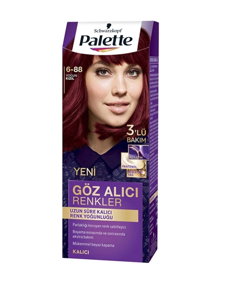Picture of Palette Saç Boyası 50 ml Göz Alıcı Renkler Sonbahar Kızılı 6-88 Tüp Krem