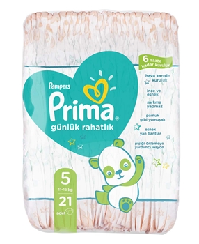 Prima Baby Diapers Size 5 21 Pieces Picture of  Prima Baby Diapers Size 5 21 Pieces