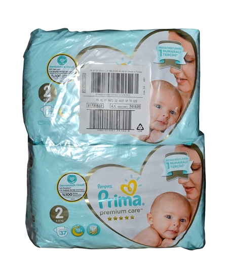 Picture of  Prima Premium Care Baby Diapers Size 2 37 Pieces