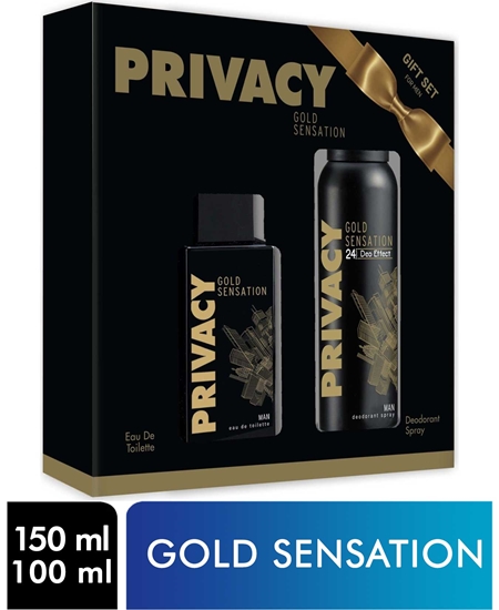 Picture of Privacy Erkek Deodorant 150 ml + Erkek Parfüm 100 ml Gold Sensation