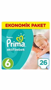P-Prima Aktif Bebek Eko No:6 26'lı Picture of P-Prima Aktif Bebek Eko No:6 26'lı