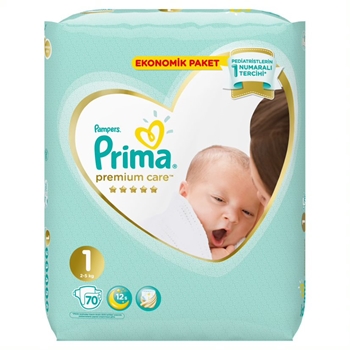 Prima Premium Care Baby Diapers Size 1 70 Pieces Picture of  Prima Premium Care Baby Diapers Size 1 70 Pieces