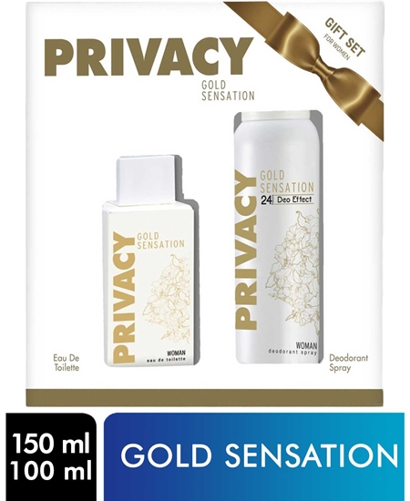 Picture of Privacy Kadın Deodorant 150 ml + Kadın Parfüm 100 ml Gold Sensation