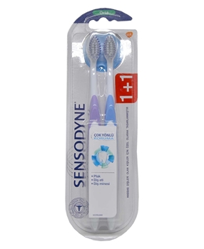 P-Sensodyne Çok Yönlü Koruma Diş Fırçası 1+1 sensodyne, sensodyne diş fırçası, diş fırçası