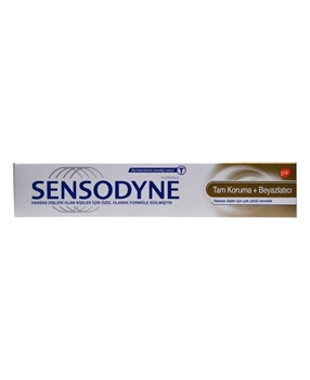 Sensodyne Diş Macunu 75 ml Tam Koruma ve Beyazlatıcı diş macunu, sensodyne ,sensodyne diş macunu, beyazlatıcı diş macunu, sensodyne beyazlatıcı diş macunu
