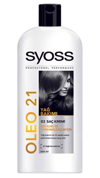 Syoss Conditioner 550 ML Oleo 21 Oil Care syoss, saç bakım kremi, saç kremi, kuru saçlar için saç kremi, yıpranmış saçlar için saç kremi, yağlı saç kremi, syoss oleo 21 saç kremi 550 ml satın al, syoss oleo 21 saç kremi 550 ml fiyat