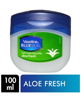 Vaseline Blue Seal 100 ml Aloe Fresh Nemlendirici Vazelin vasaline, vazelin, vazelin krem, vazelin jel, nemlendirici krem, kayganlaştırıcı krem, vazelin fiyatları, vazelin kullanımı, vazelin satın al, toptan vazelin, aloe vera vazelin