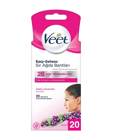 Picture of Veet Yüze Özel Sir Ağda Bandı 20'li Normal Citler İçin