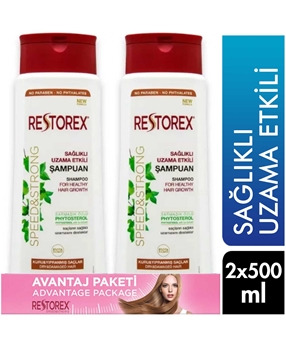 Restorex Şampuan 500 ml + 500 ml Hediye Kuru ve Yıpranmış Saçlar İçin Picture of Restorex Şampuan 500 ml + 500 ml Hediye Kuru ve Yıpranmış Saçlar İçin