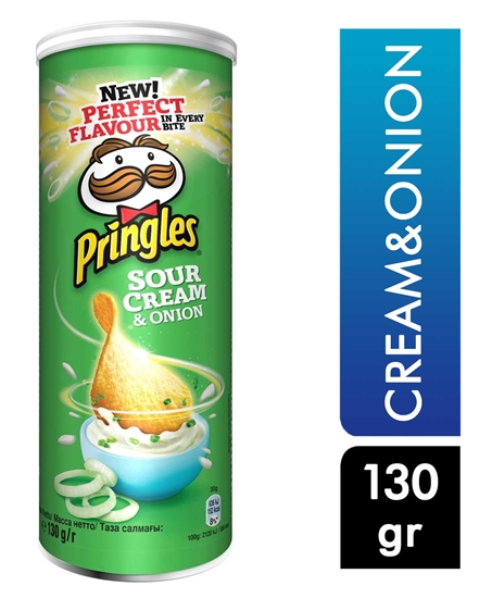 Picture of Pringles Sour Cream & Onion 130 Gr