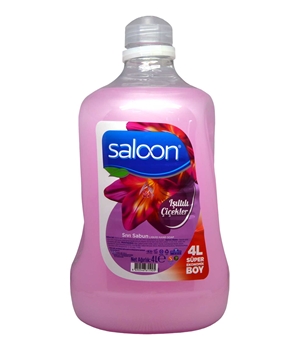 Saloon Sıvı Sabun 4000 Ml Işıltılı Çiçekler saloon, salon sıvı sabun, sıvı sabun, meyveli sıvı sabun, kokulu sıvı sabun, toptan sıvı sabun satın al, sıvı sabun fiyatları, el sabunu