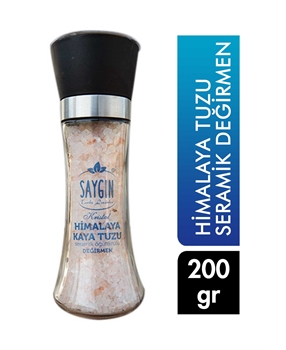 Saygın Himalayan Salt 200 g + Ceramic Grinder Picture of Saygın Himalayan Salt 200 g + Ceramic Grinder