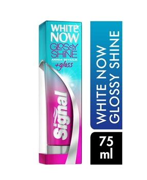 Signal Diş Macunu 75 ml White Now Glossy Shine signal, signal diş macunu, diş macunu, signal white now, signal glossy shine, beyazlatıcı diş macunu, diş macunu fiyatları, diş macunu satın al