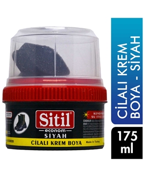 Sitil Ayakkabı Boyası Classic Krem Siyah 175 ml sitil, ayakkabı boyası, krem ayakkabı boyası, siyah ayakkabı boyası, kösele ayakkabı boyası, deri ayakkabı boyası, ayakkabı boyası fiyatları, ayakkabı boyası satın al