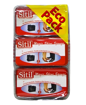 Sitil Parlatıcı Sünger 3'lü Eko Paket sitil, stil, parlatıcı sünger, ayakkabı temizleme süngeri, araba temizleme süngeri, torpido süngeri, deri temizleme süngeri, sitil parlatıcı sünger satın al, sitil parlatıcı sünger fiyat