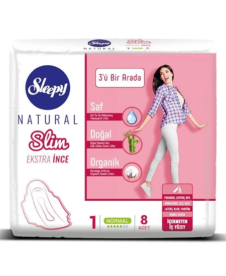 Picture of SLEEPY NATURAL KADIN PEDİ İNCE NORMAL 8li*24