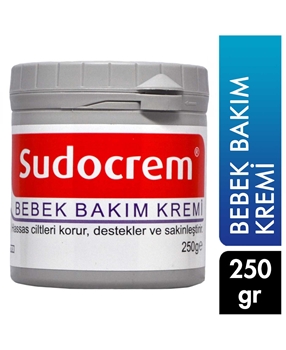 Sudocream Bebek Bakım Kremi 250 gr 	sudocream, onarıcı krem, bakım kremi, yüz kremi, cilt kremi, akne kremi, sivilce kremi, ekzema kremi, egzema kremi, yanık kremi, pişik kremi, antiseptik krem, bebek kremi, pişik kremi, bebek bakım
