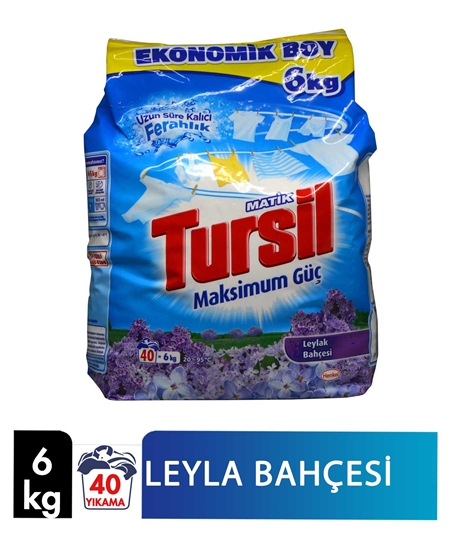 Picture of Tursil Matik Toz Çamaşır Deterjanı 6 Kg Leylak