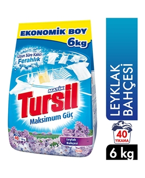 Tursil Matik Toz Çamaşır Deterjanı 6 Kg Leylak Picture of Tursil Matik Toz Çamaşır Deterjanı 6 Kg Leylak