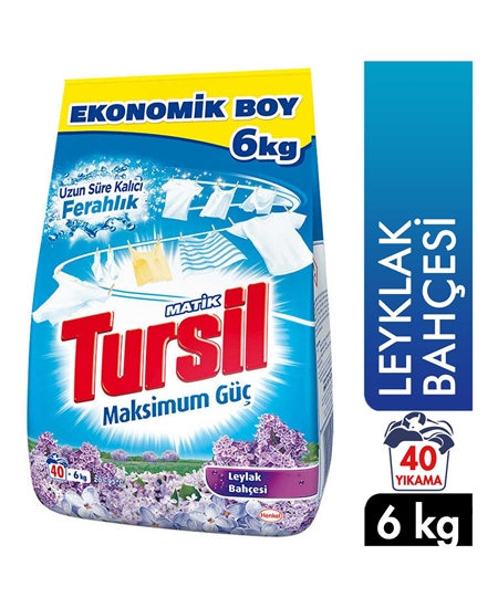 Picture of Tursil Matik Toz Çamaşır Deterjanı 6 Kg Leylak