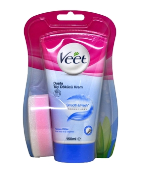 VEET IN SHOWER DEPILATORY CREAM SENSITIVE 150 ML veet, vit, ağda, kadın ağda, tüy dökücü krem, tüy dökücü, kolay ağda, kadın tüy dökücü krem, tüy dökücü satın al, ağda kremi satın al, tüy dökücü krem fiyatları, ağda kremi