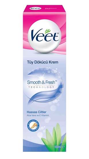 Picture of X-Veet Smooth Fresh Hassas Ciltler İçin Tüy Dökücü Krem 100 ml