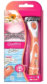 Wilkinson Sword Quattro for Woman Bikini Shaving Razor 1 Up Picture of Wilkinson Sword Quattro for Woman Bikini Shaving Razor 1 Up