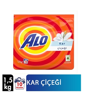Alo Powder Laundry Detergent 1,5 KG  White and Color - Snow Flower Picture of  Alo Powder Laundry Detergent 1,5 KG  White and Color - Snow Flower