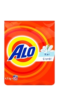 Alo Powder Laundry Detergent 4,5 kg Snow Flower White and Coloreds deterjan alo, alo, deterjan, toz çamaşır deterjanı, çamaşır deterjanı