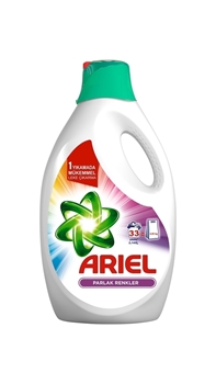 P-Ariel Parlak Renkler Sıvı Çamaşır Deterjanı 2,145 lt - 33 Yıkama deterjan, ariel, sıvı, sıvı deterjan, ariel deterjan