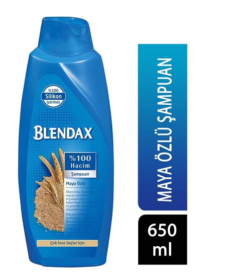 Picture of XBlendax  İnce Telli Saçlar İçin Maya Özlü Şampuan 650 ml