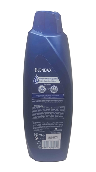 Picture of XBlendax Erkeklere Özel Kepeğe Karşı Etkili Şampuan 600 ml