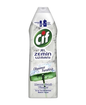 Cif Gel 750 ml Marble and Granite Floor Expert Ocean Freshness cif, cif jel, cif yüzey temizleyici, yüzey temizleyici, yer temizleyici, cif banyo, cif mutfak, cif krem temizleyici, banyo temizleyici, mutfak temizleyici, cif fiyatları, toptan cif satın al