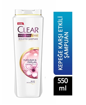 XClear Kepeğe Karşı Etkili Besleyici, Yumuşak ve Parlak Şampuan 550 ml Picture of XClear Kepeğe Karşı Etkili Besleyici, Yumuşak ve Parlak Şampuan 550 ml