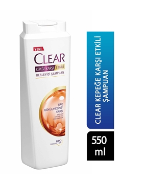 XClear Kepeğe Karşı Etkili, Saç Dökülmesine Karşı Besleyici Şampuan 550 ml Picture of XClear Kepeğe Karşı Etkili, Saç Dökülmesine Karşı Besleyici Şampuan 550 ml