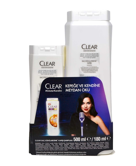 kıliır, clear, clear şampuan, saç dökülmesine karşı etkili şampuan, kepek şampuanı, şampuan, 500 ml clear, 180 ml clear, 500 ml şampuan, 180 ml şampuan, hediyeli şampuan, toptan şampuan, toptan kozmetik