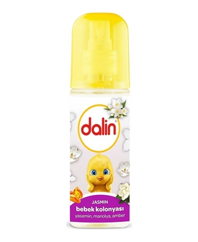 Dalin Bebek Kolonyası 150 ml Jasmin dalin, bebek kolonyası, bebekler için kolonya, bebek kolonyası fiyatları, bebek kolonyası satın al, toptan bebek kolonyası