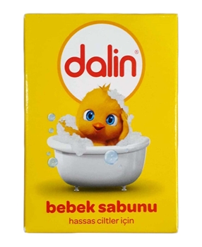 Dalin Bebek Sabunu 100 gr Hassas Ciltler İçin dalin, bebek sabunu, bebekler için sabun, bebek bakım ürünleri, göz yakmaya sabun, bebek sabunu fiyatları, bebek sabunu satın al, dalin sabun
