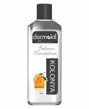 Dermokil 80° Alkollü Kolonya 400 ml Bodrum Mandalina dermokil, mandalina kolonyası, mandarin, mandarin kolonya, kolonya, yüzde 80 alkollü kolonya, 80 derece kolonya, kolonya fiyatları, kolonya satın al, toptan kolonya, koronavirüs, corona, kolonya virüsü öldürür mü