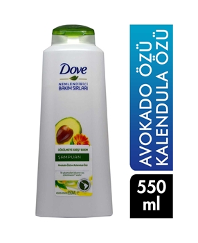Dove Shampoo 550 ml Avocado and Calendula Extract Picture of  Dove Shampoo 550 ml Avocado and Calendula Extract