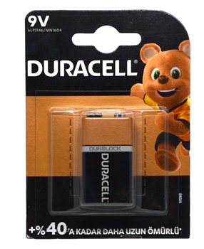 XDuracell 9V Tekli Kart 9 Volt Pil Yeni Paket : -1'Sizi ile devam duracell, durasel, duracel, 9 volt pil, 9v pil pil, şişman pil, büyük pil, duracell 9 volt pil satın al, duracell 9 volt pil fiyatları