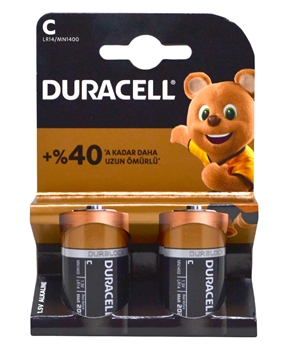 Duracell C 2 Card Medium Battery New Package duracell, durasel, duracel, c pil, c boy pil, şişman pil, büyük pil, duracell c pil satın al, duracell c pil fiyatları