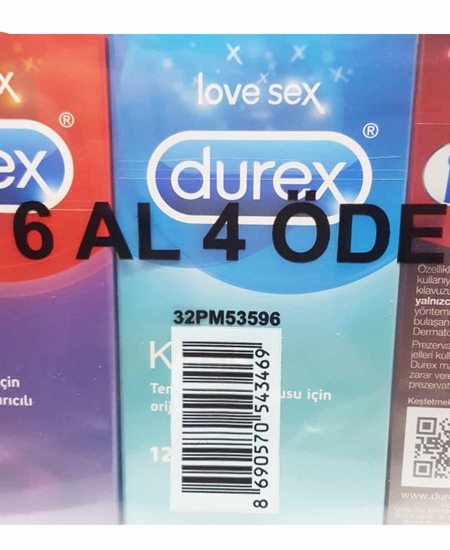 Picture of P-Durex Karma Paket Prezervatif Tüm Çeşitler 6'lı