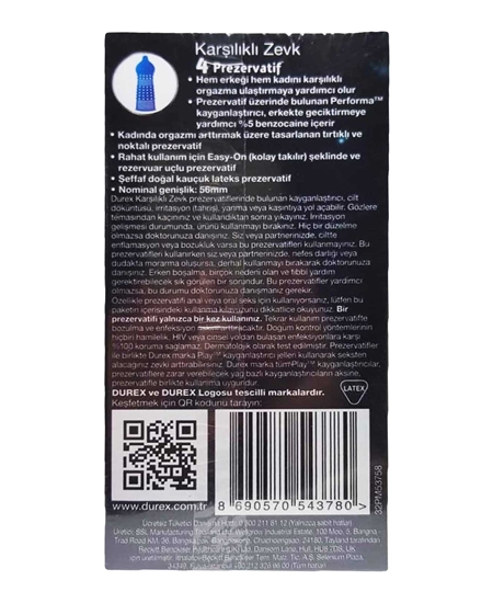 Picture of Durex Condoms 4 Mutual Pleasure
